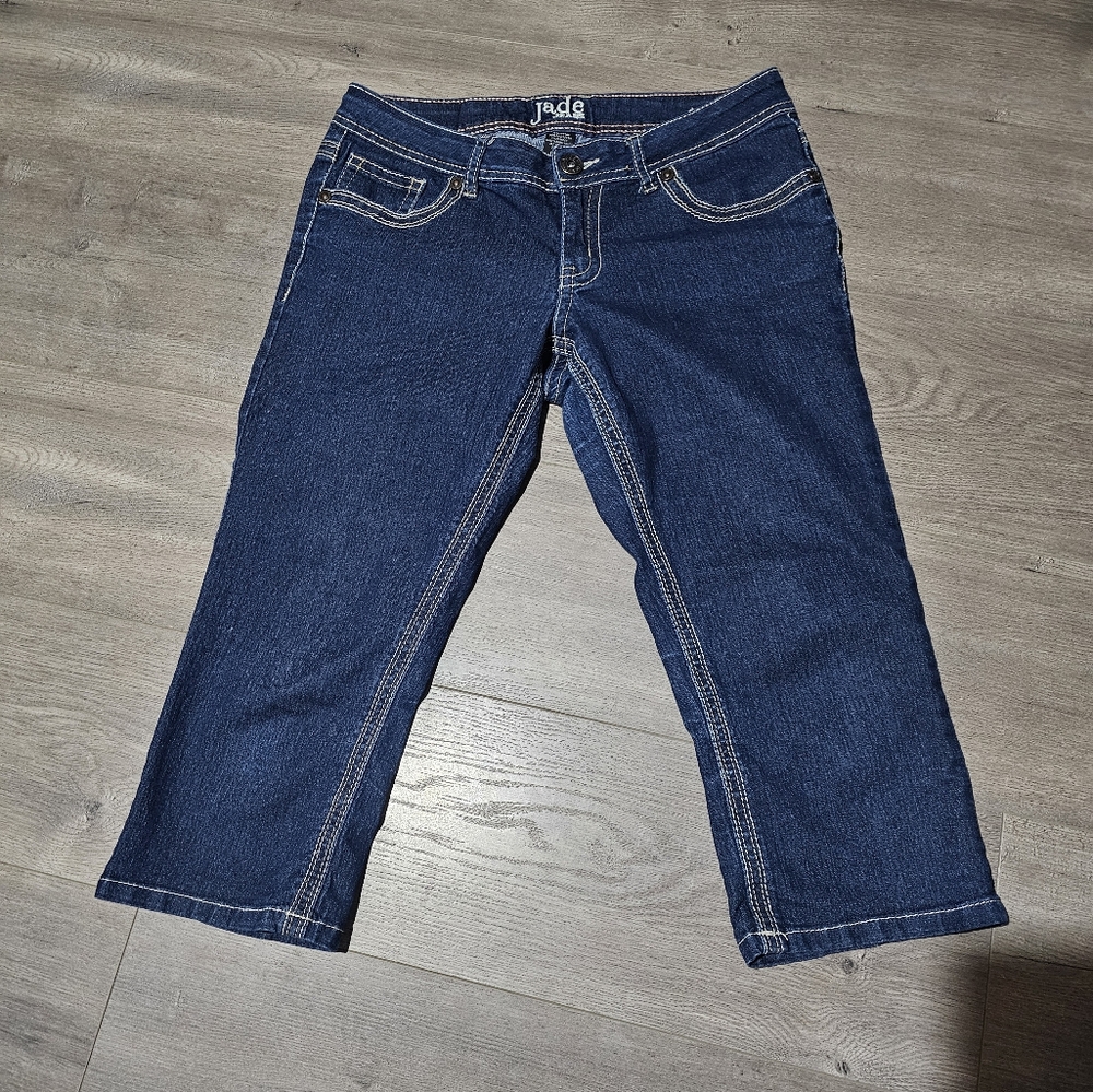 Woman's jade Jean capris
